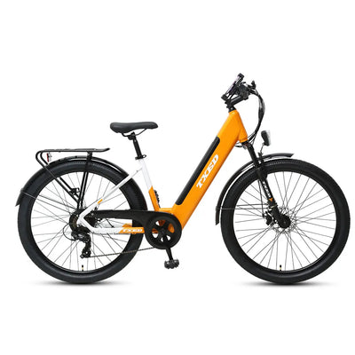 TXED 27.5" Electric Mountain Hybrid Bike, 250W Rear Motor, 7-Speed, Hidden 36V Lithium Battery