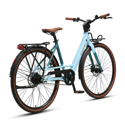 TXED 250W Electric City Bike: Integrated Display, Belt Drive, Urban Commuter