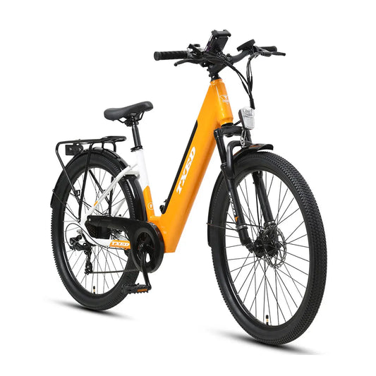 TXED 27.5" Electric Mountain Hybrid Bike, 250W Rear Motor, 7-Speed, Hidden 36V Lithium Battery